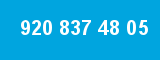 920 837 48 05